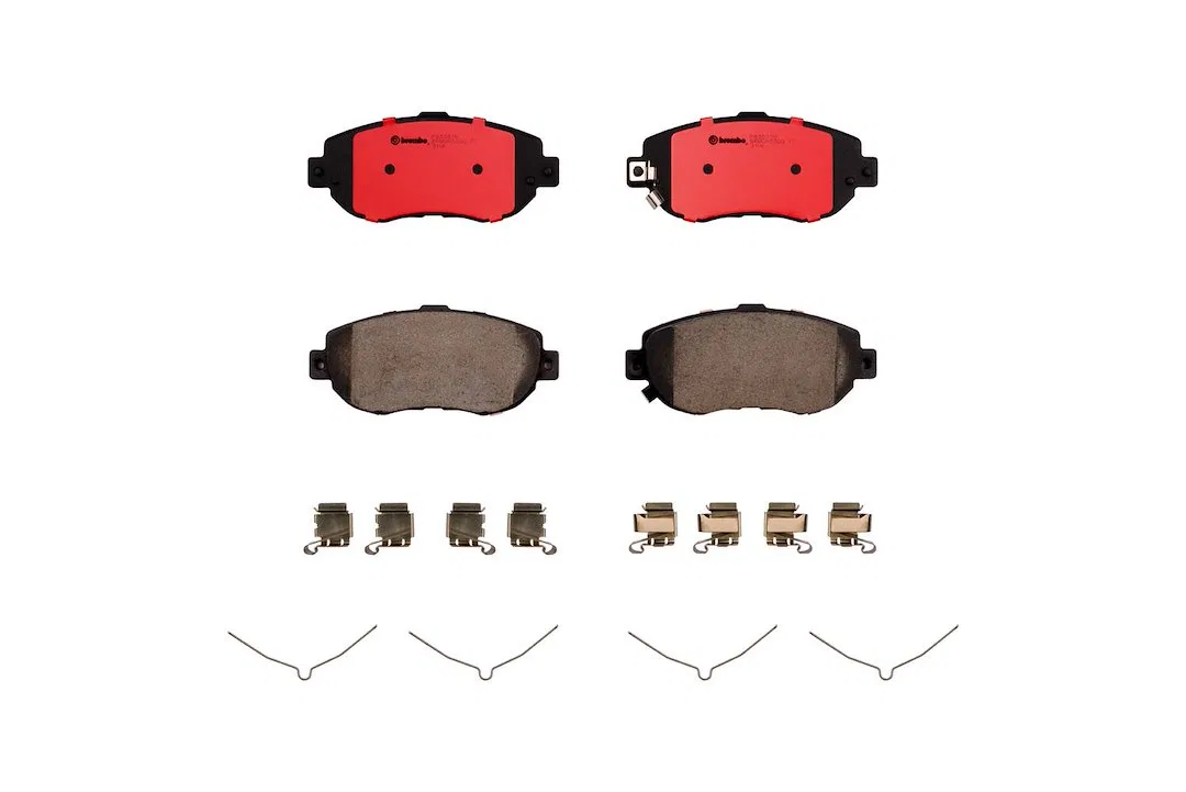 P83037N – BREMBO Brake Pad, FMSI Number D619-7495 Ceramic Set Of 4 With Hardware